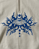 "ASCENSION" - Boxy 1/4-Zip Sweater - Bone White