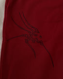 "WEAVER" - Relaxed Sweatpants - Dark Red