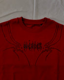 "WEAVER" - Oversized Crewneck - Dark Red