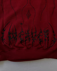 "WEAVER" - Oversized Crewneck - Dark Red