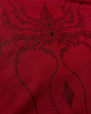 "WEAVER" - Oversized Crewneck - Dark Red