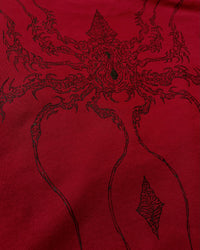 "WEAVER" - Oversized Crewneck - Dark Red