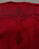 "WEAVER" - Oversized Crewneck - Dark Red