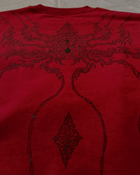 "WEAVER" - Oversized Crewneck - Dark Red