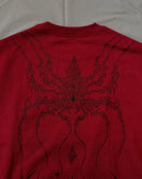 "WEAVER" - Oversized Crewneck - Dark Red