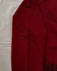 "WEAVER" - Oversized Crewneck - Dark Red