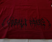 "WEAVER" - Oversized Boxy Tee - Dark Red
