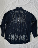 "WEAVER" - Customised Linen Shirt - Midnight Blue
