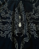 "WEAVER" - Customised Linen Shirt - Midnight Blue