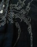 "WEAVER" - Customised Linen Shirt - Midnight Blue