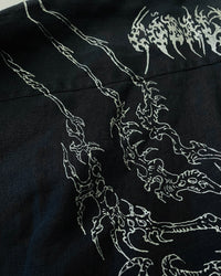 "WEAVER" - Customised Linen Shirt - Midnight Blue