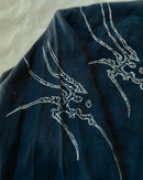 "WEAVER" - Customised Linen Shirt - Midnight Blue