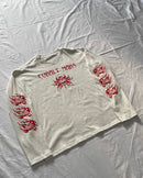 "ASCENSION" - Oversized Boxy Longsleeve Tee - Cleric White