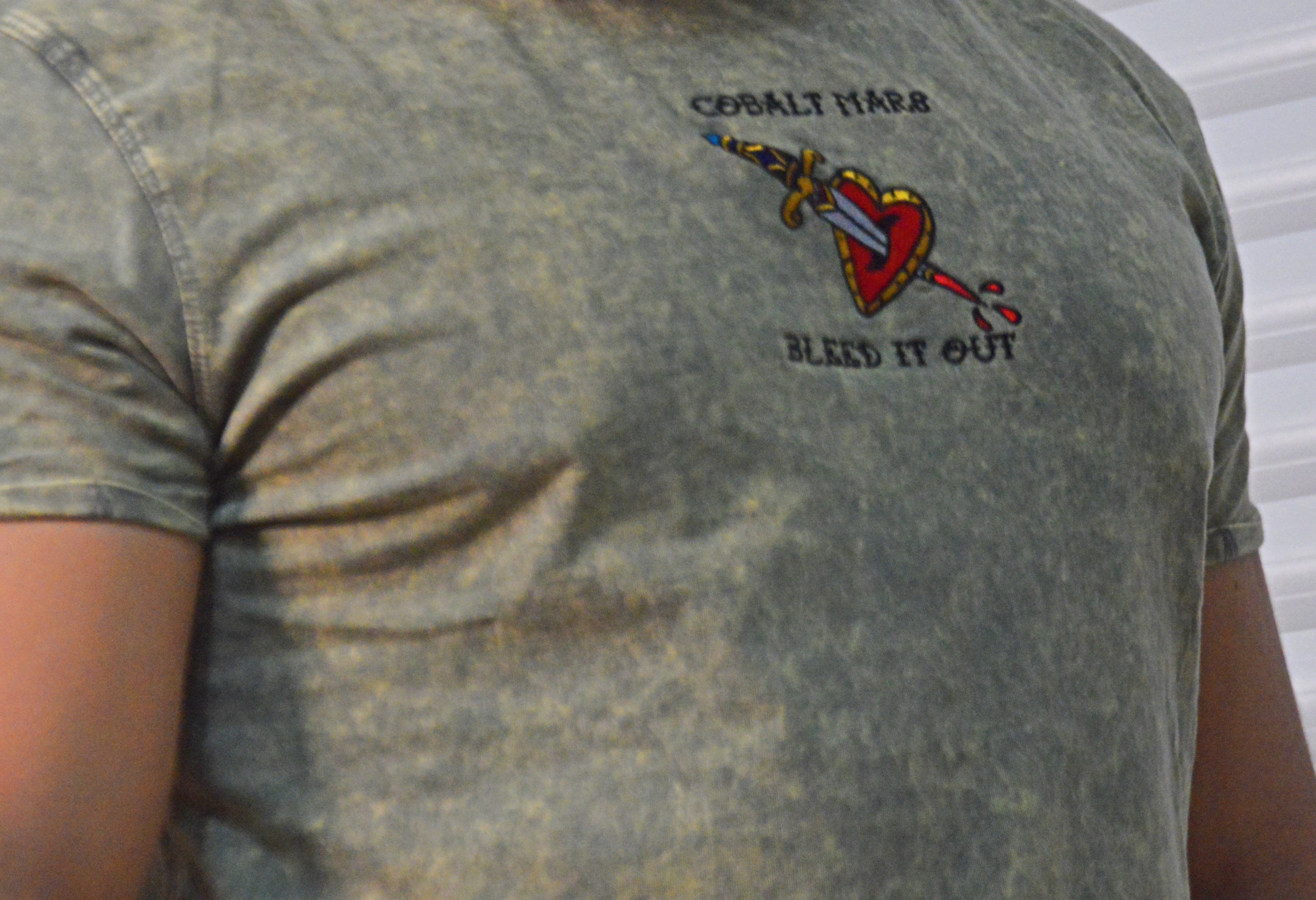BLEED IT OUT - Denim T-Shirt