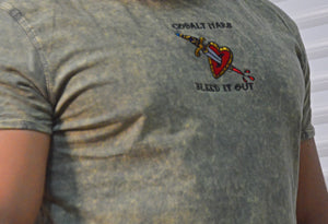 BLEED IT OUT - Denim T-Shirt