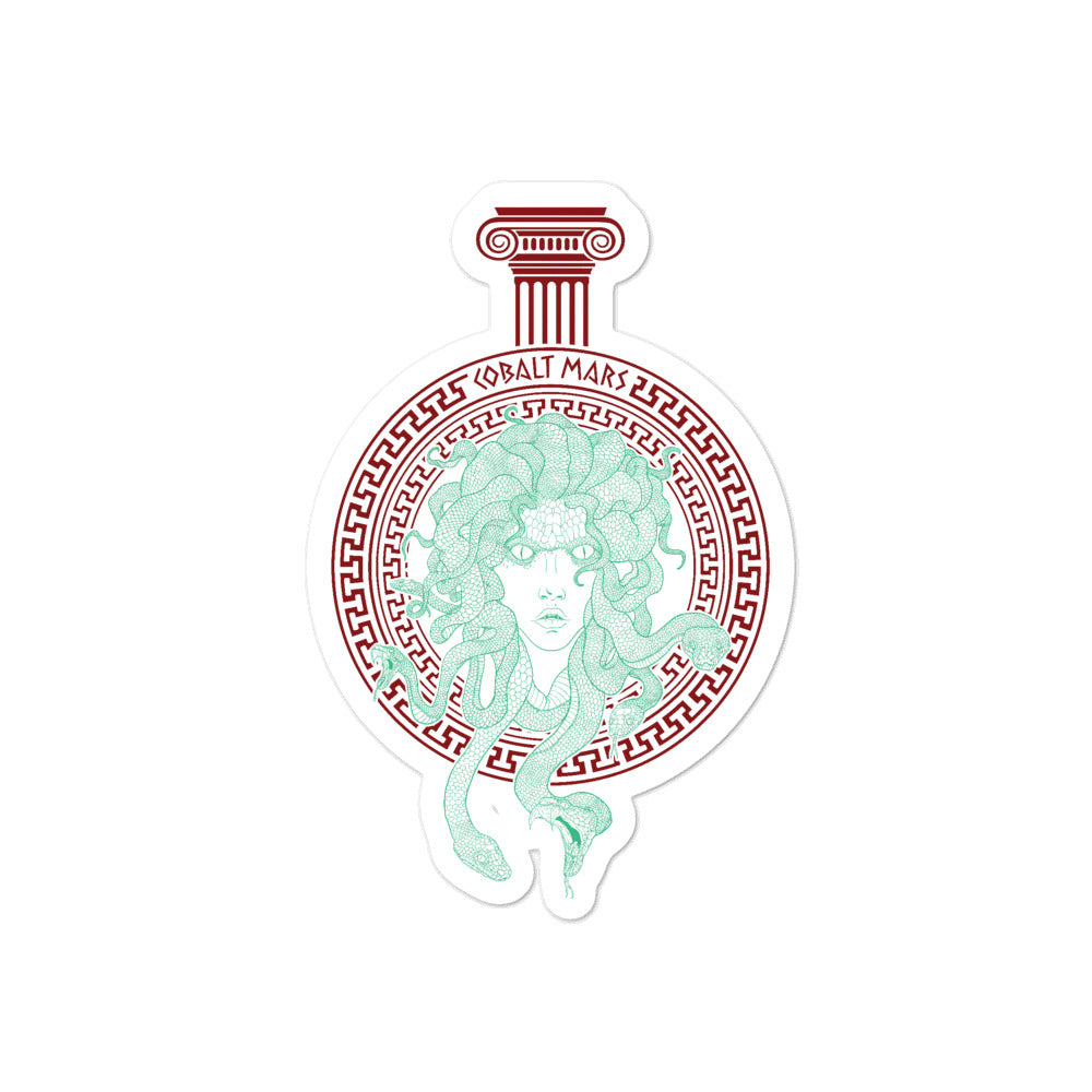 MEDUSA - Green - Sticker