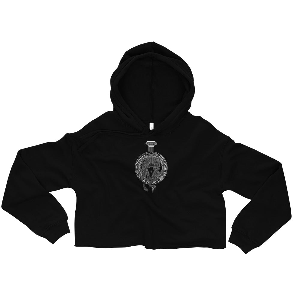 MEDUSA - White - Crop Hoodie