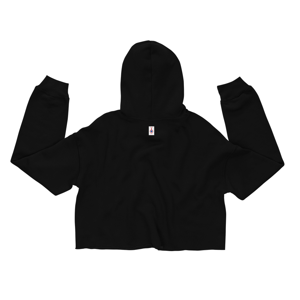 less - Crop Hoodie