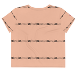 The Wire - All-Over Print Crop Tee
