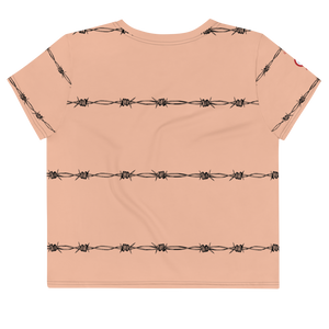 The Wire - All-Over Print Crop Tee