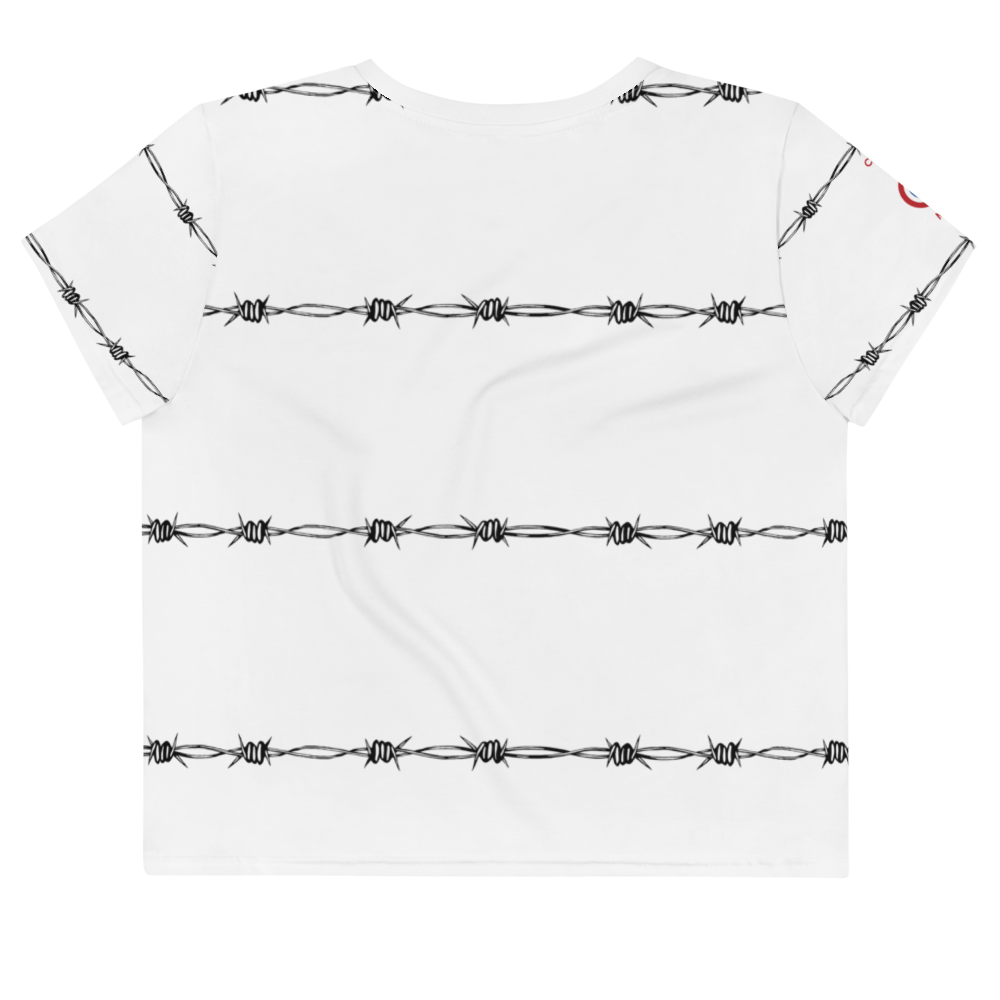The Wire - All-Over Print Crop Tee