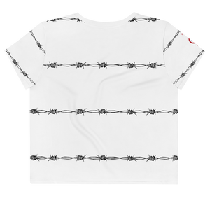 The Wire - All-Over Print Crop Tee