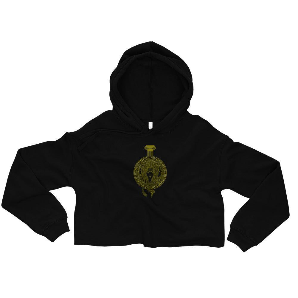 MEDUSA - Gold - Crop Hoodie