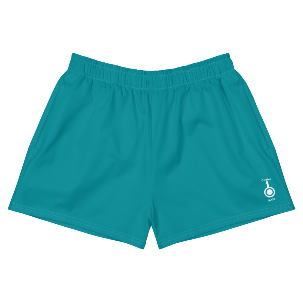 Cobalt Mars - Women's Athletic Shorts