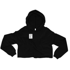 YOU ME NO. - Crop Hoodie