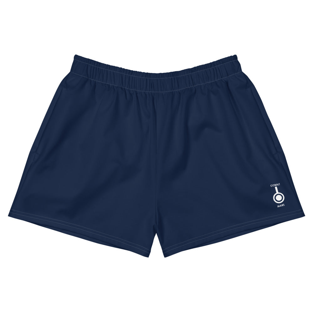 Cobalt Mars - Women's Athletic Shorts