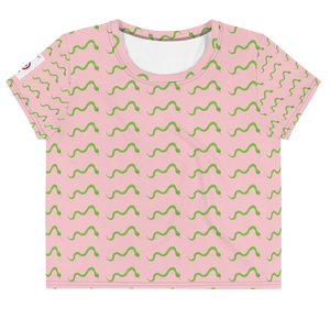 Snek - All-Over Print Crop Tee