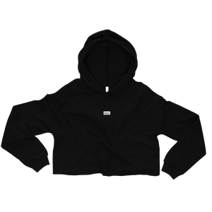 less - Crop Hoodie