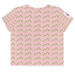 Snek - All-Over Print Crop Tee