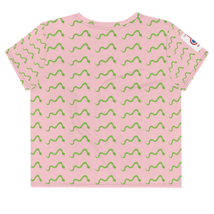 Snek - All-Over Print Crop Tee