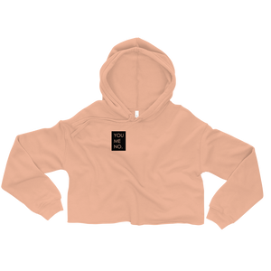YOU ME NO. - Crop Hoodie