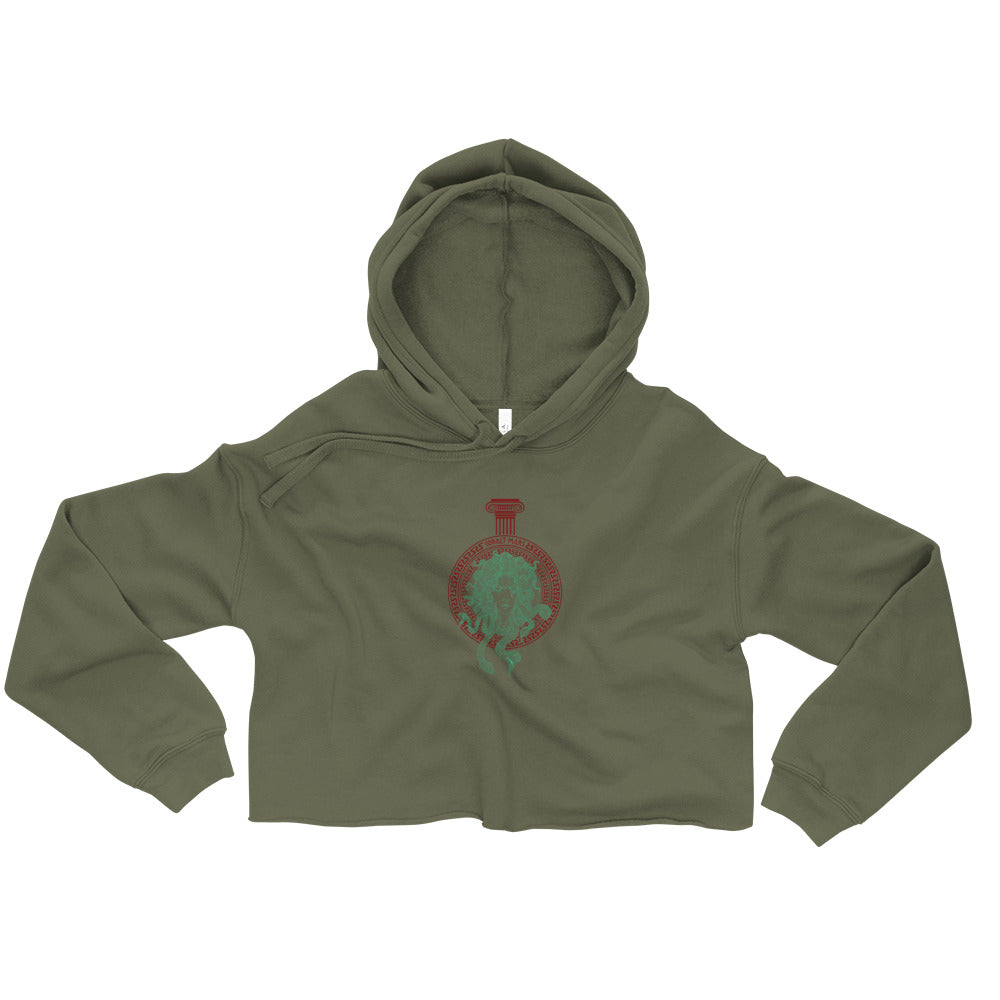 MEDUSA - Green - Crop Hoodie