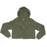 MEDUSA - Green - Crop Hoodie