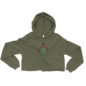 MEDUSA - Green - Crop Hoodie