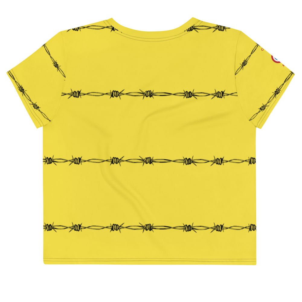 The Wire - All-Over Print Crop Tee