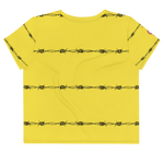 The Wire - All-Over Print Crop Tee