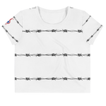 The Wire - All-Over Print Crop Tee