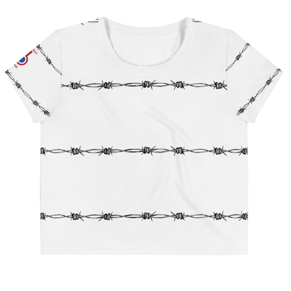 The Wire - All-Over Print Crop Tee