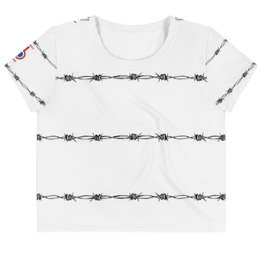 The Wire - All-Over Print Crop Tee