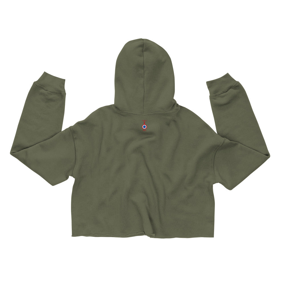 MEDUSA - Green - Crop Hoodie