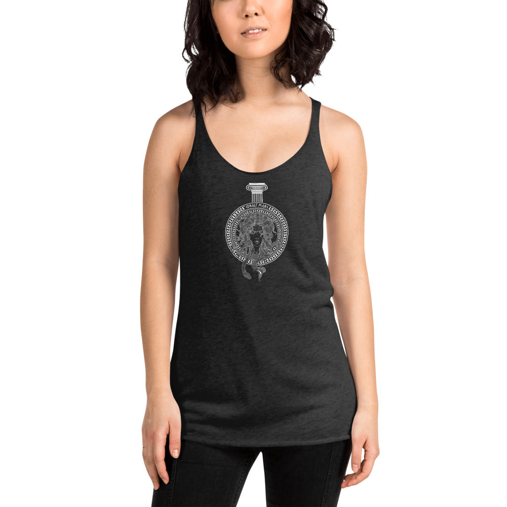 MEDUSA  -White - Women's Racerback Tank