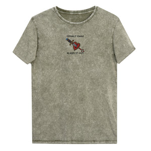 BLEED IT OUT - Denim T-Shirt