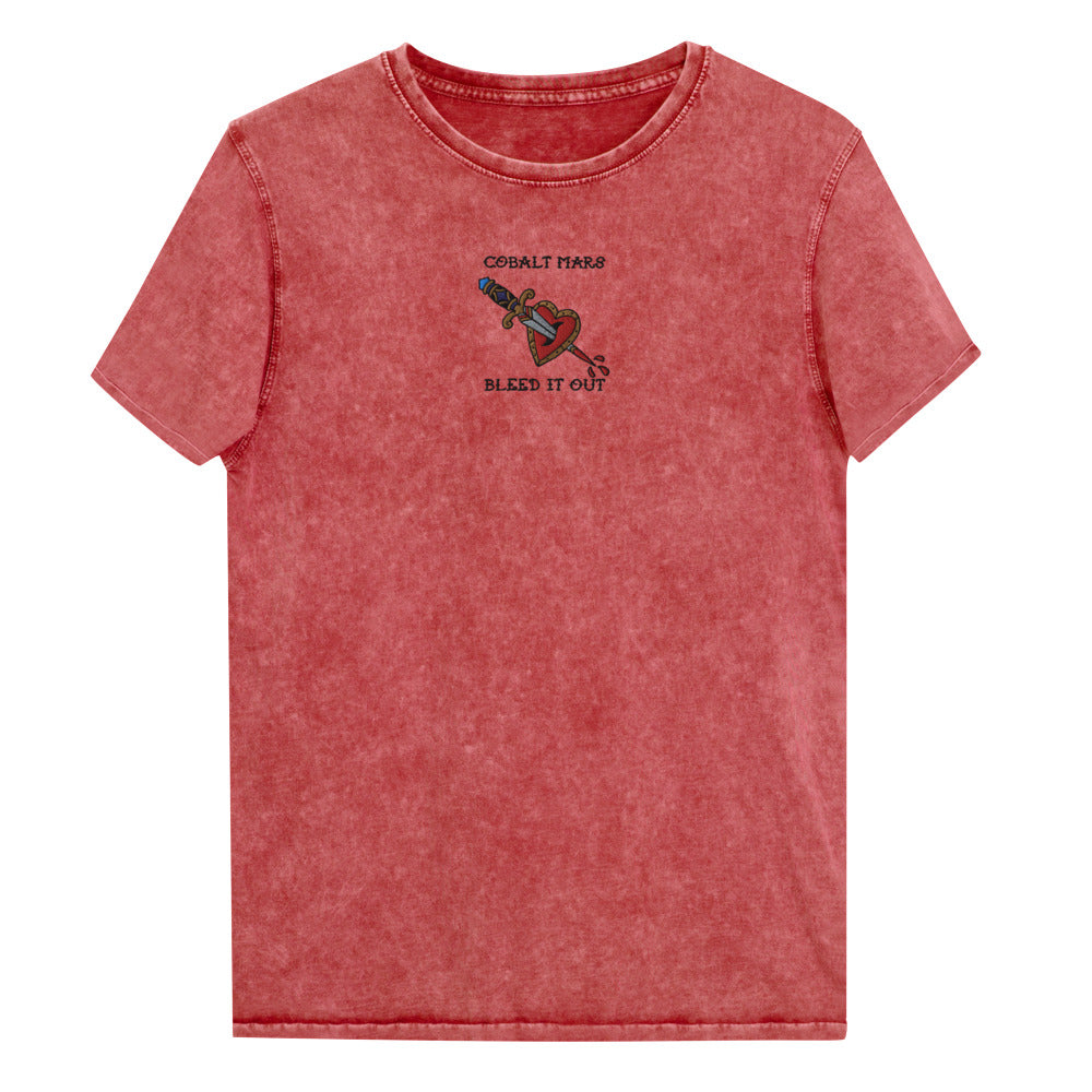 BLEED IT OUT - Denim T-Shirt