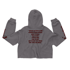 I Wish You Would - Crop Hoodie
