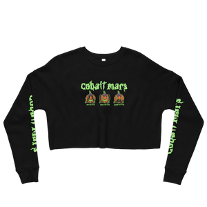 See No Evil, Hear No Evil, Speak No Evil - Crop Sweatshirt