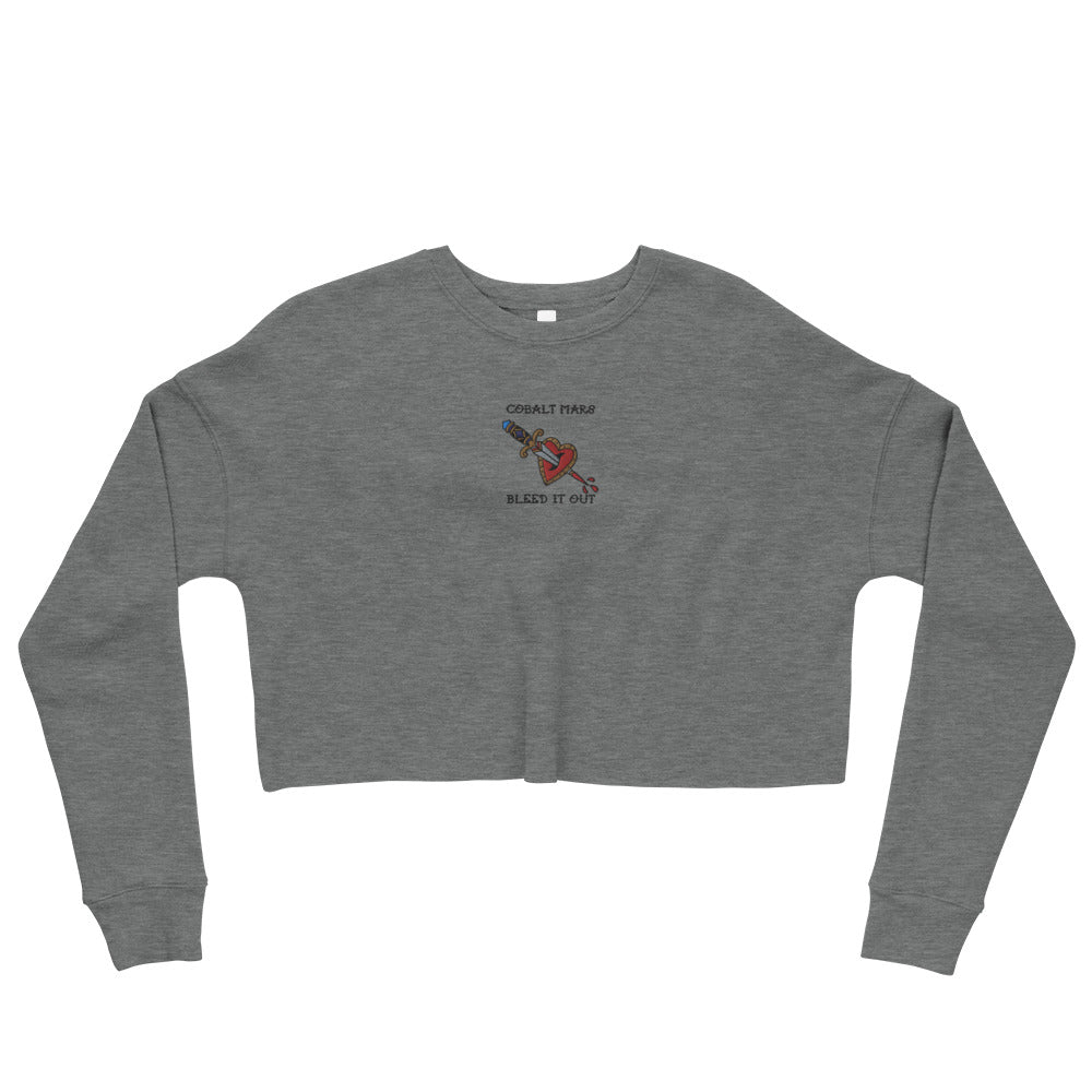 BLEED IT OUT - Crop Sweatshirt